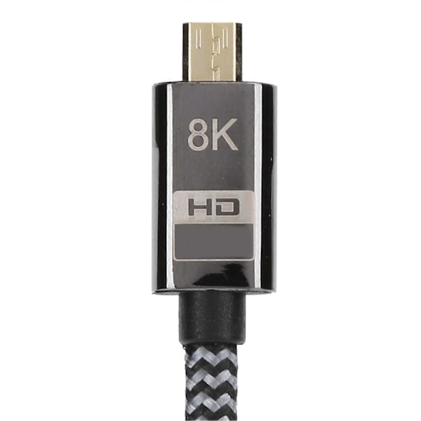 Micro Kabel Konvertering HDMI til HDMI HD Video Flettet Net Computer Tilslutningstilbehør 1,5 Meter