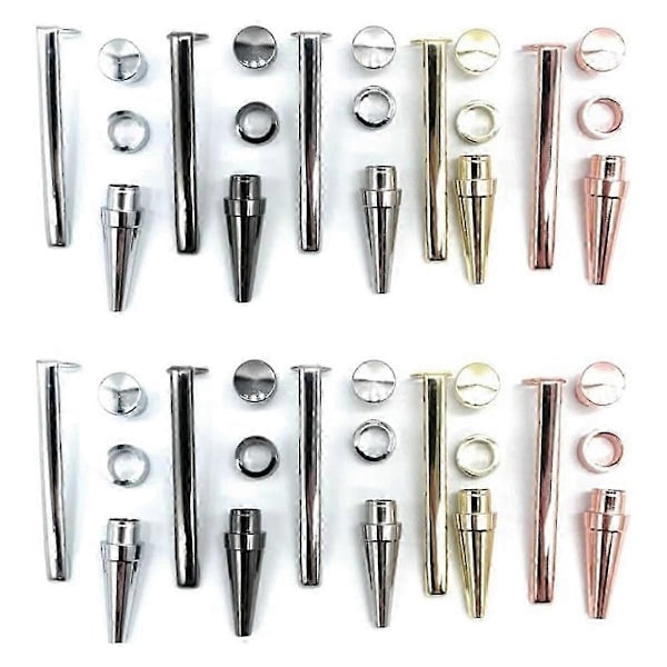 Slimline Træ Dreje Pen Sæt 10 Stk, Forskellige Finish 7mm