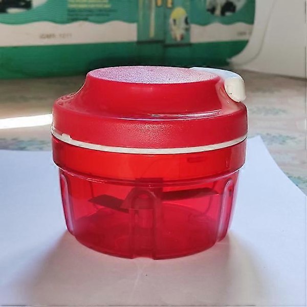Rød D158 løghakker Speedy Boy løgskærer 27357 null ingen
