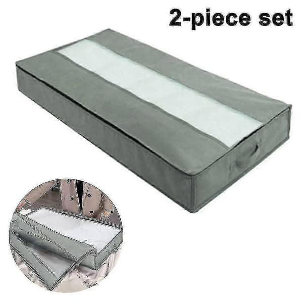2 Pakk Oppbevaringspose Organizer for Under Sengen
