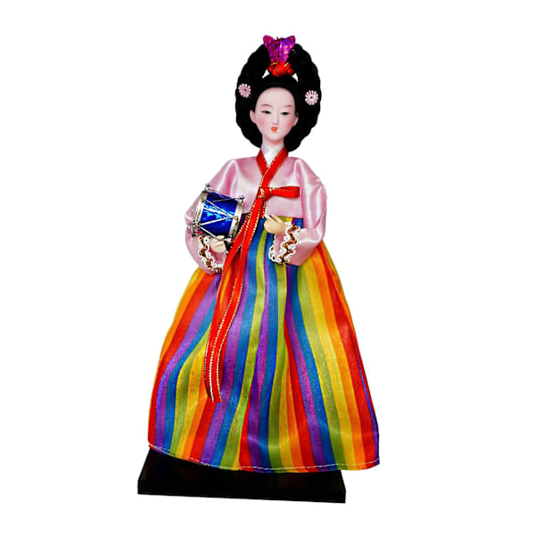 30 cm Koreansk Geisha Figur Docka Asiatisk Kabuki Figur Samlarobjekt Höjd 30cm Bordsdekoration för Vardagsrumsdekor Elegant