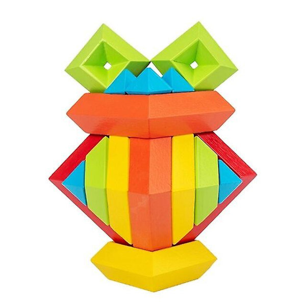 Brain Teaser Pussel Wisdom Pyramid Magic Tower Barnleksaker