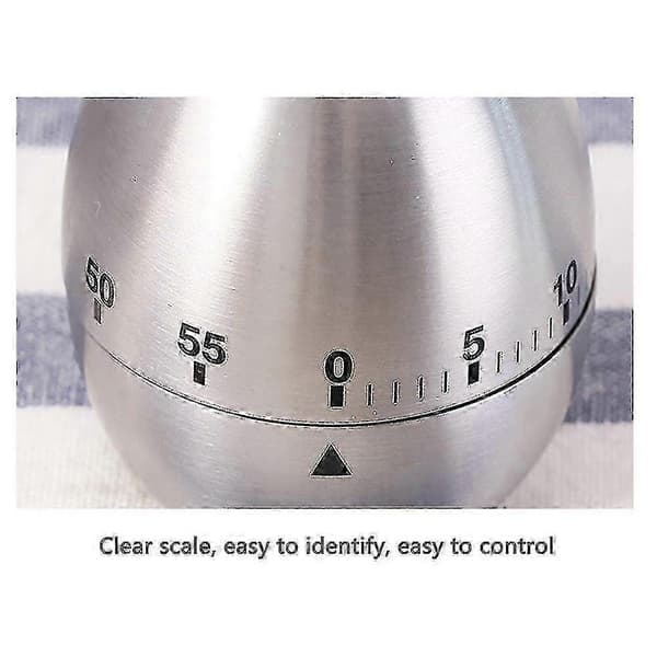 Egg Timer, Kjøkken Timer, sølv
