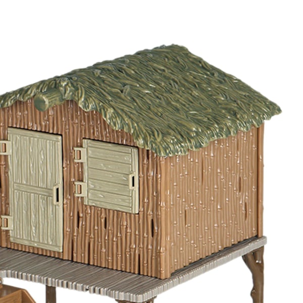 Leksaksbondgård Byggsats Stall Ornament Leksaksbondgård för Barn Pojkar Barn ZJ116