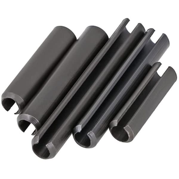 100 stk. fjedersplitter, elastiske stifter i manganstål. M5x16 mm