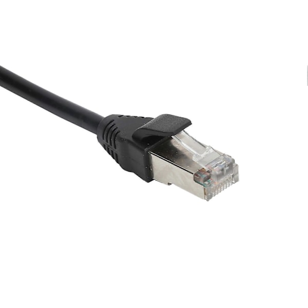 Nettverkskabel Forlengelse Hann til Hunn Med Skruehull Fikserbar Adapterkabel for LAN Nettverkskomponenter 0,3 meter