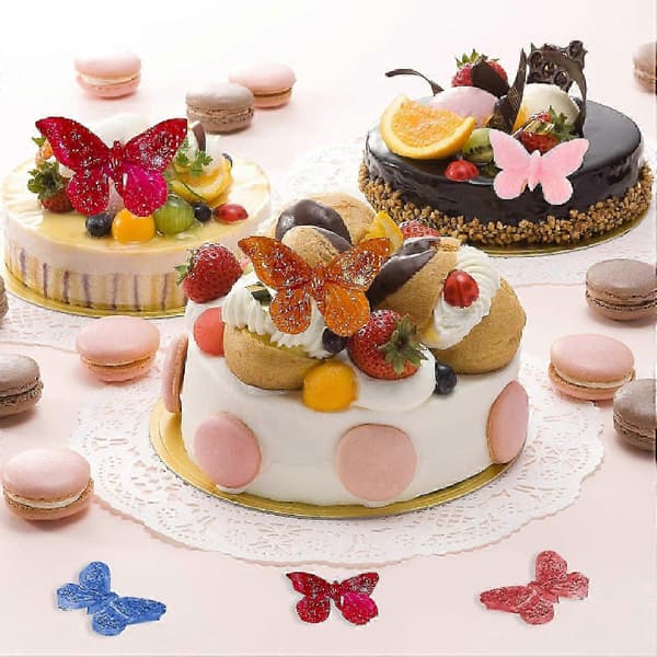Blomsterkage Fondantforme, Silikone til Chokoladefondant 6 Stykker