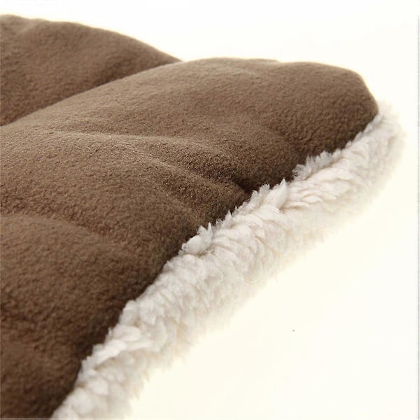 Slumpmässig Färg Söt Mysig Husdjur Hund Mjuk Säng Mat Plysch 45*35cm Mjuk Hundsäng Husdjurskudde Vinter Husdjurstillbehör