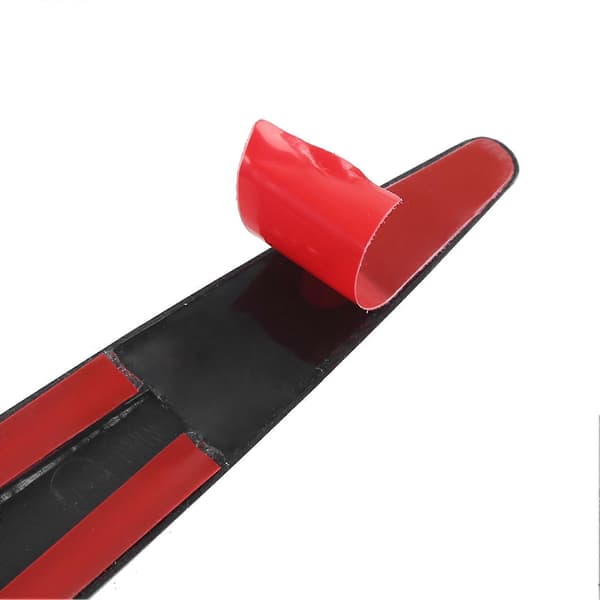 4 ST Kroppssida Trim Vattentät Blank Svart Universal Dörrskydd Bilmodifiering