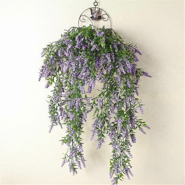 Kunstig Efeu Blomst Hængekurv