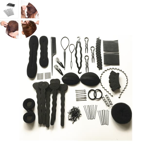 Hårstylinghjälpmedel Set Maker/Fläthjälp Håraccessoar Kit med