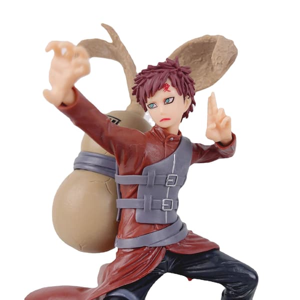 Anime figur Ninja Gaara kampform dukke modell ornament dekorasjon