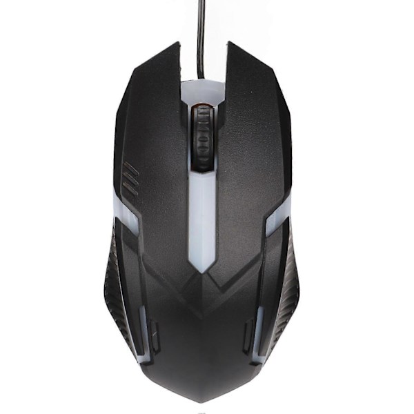 RGB Gamingmus 800/1200 DPI Känslig USB Gamingmus Trådbunden för Stationära Datorer och Laptops