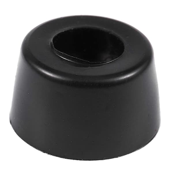 Hjemmemøbler Sorte gummifødder 13 mm x 7 mm 60 STK