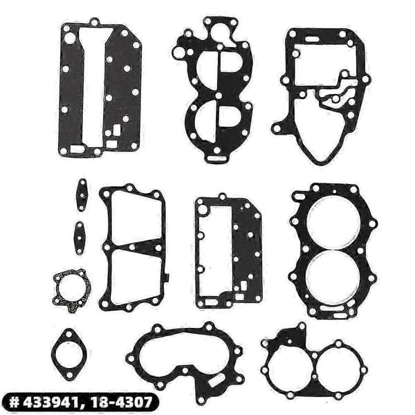 Packningssats Topplock För Johnson/Evinrude 25/35hk 2cyl X-ref 433941 18-4307