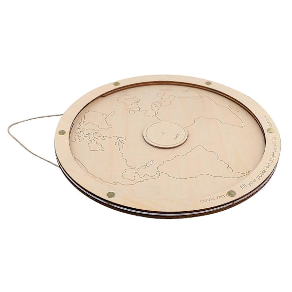 Personlig Myntbox Resepresent Diskar För Att Leka Med Mynt som Glider Nedåt Transparent Disk Pengabox C