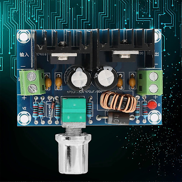 DCDC Spændingsregulator Høj Effekt StepDown Modul 4-40V til 1.25-36V