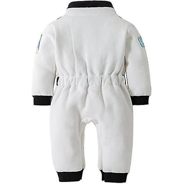 Baby Toddler Astronaut Kostym Rymddräkt För Pojkar Flickor White 110
