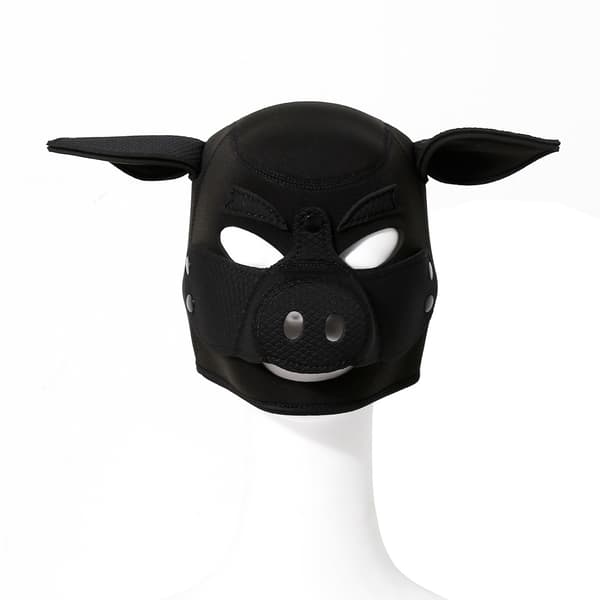 Ny Gris Hode Maske Kostyme Prop, Svart