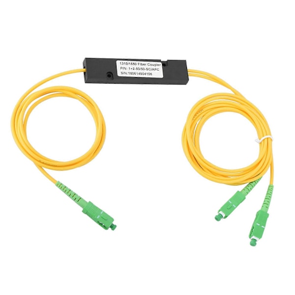 SC APC 1X2 PLC Singlemode Fiber Optisk Splitter SC/UPC PCL Splitter