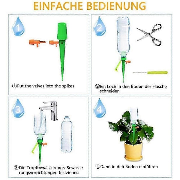 Vanningssystem for potteplanter