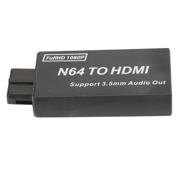 för N64 till HD Multimedia Interface Adapter Professionell Full HD 1080P Plug and Play Spelkonsol Videokonverterare