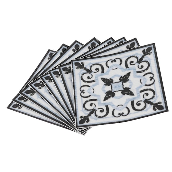 20 st Kakeldekaler Självhäftande PVC Diagonal Dekal Golvdekaler Vardagsrum Heminredning