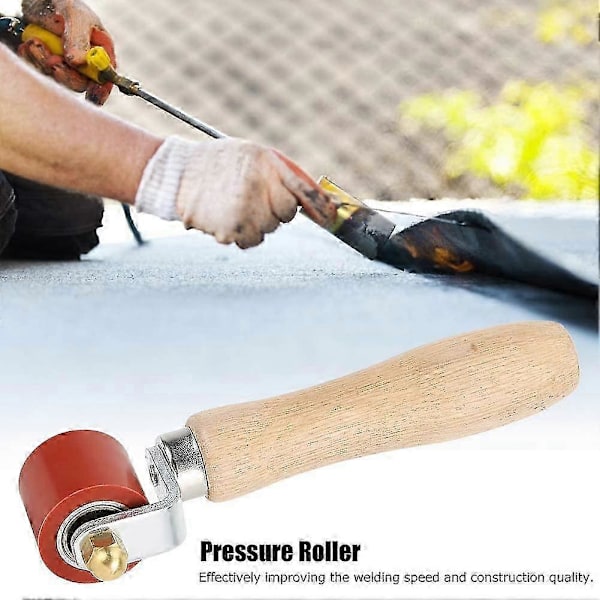 Handtrycksrulle, 28mm Silikontrycksrulle kompatibel med PVC/TPO/EPDM Takverktyg Golv T