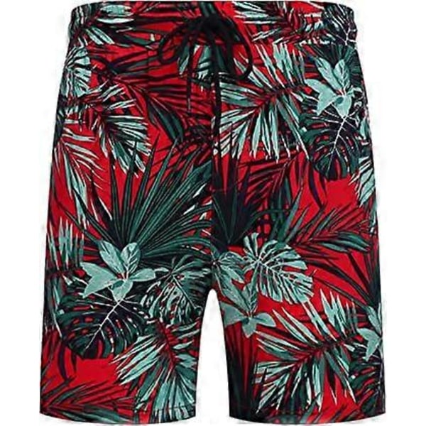 Miesten Havaiji-paita kukkaprintillä, rento napillinen lyhythihainen paita, XL