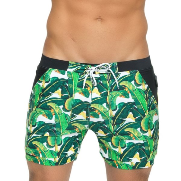 Taddlee Badkläder för män Boxer Long Swim Nyhet L