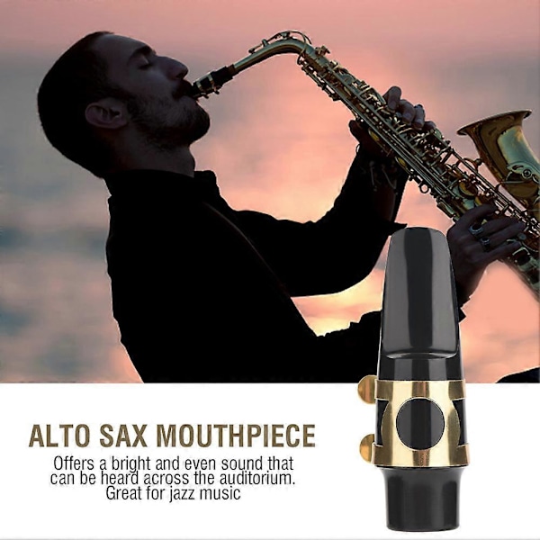 Profesjonelt altsaksofonfløytehode munnstykke for saksofon jazzmusikk instrumenttilbehør