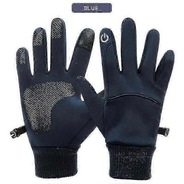 GloveWinter Värmande Handskar Unisex Full Finger Halkfria Pekskärmshandskar för Cykling Skidåkning Löpning