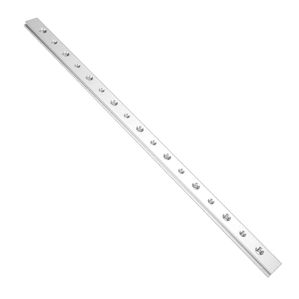450mm T-spår Jig Geringsspår Träbearbetning Aluminiumlegering Gerings T-spår för DIY Modifiering Silver