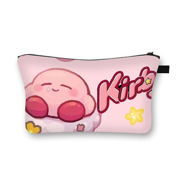 Kirby Cartoon Anime Kosmetisk väska Fyrkantig utomhus multifunktions reseförvaringsväska Kvinnor Toalettartiklar Organizer Flickor Födelsedagspresent Kirby-16
