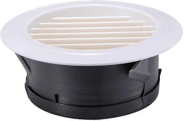 200 mm Ventilationsrist med Beskyttelsesgitter - ABS (200 mm)