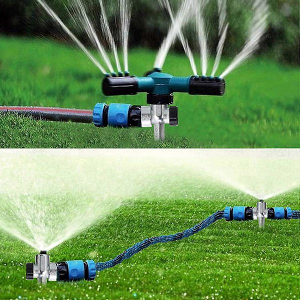 Sprinkler Spydbase, 1/2 tomme rørgevind, Zink Flow Thru Græsplæne, Vandingssprinklere