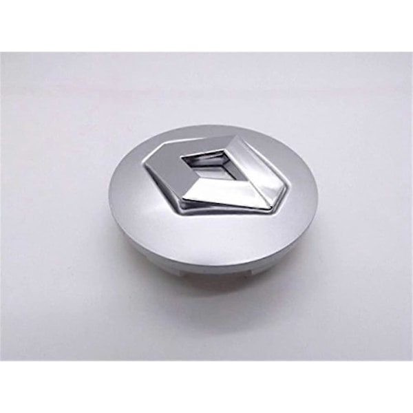 Sæt med 4 dæksler til aluminiumsfælg 8200043899 Renault 60 mm - Badge Emblem Logo Mgane Espace - Laguna - Scenic - Clio