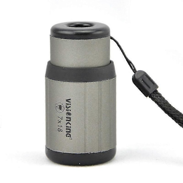 Mini Miniature Teleskop 7x18 Lomme Enkelt Rør Kompakt Bærbar Makro Meter Læsning Tavle