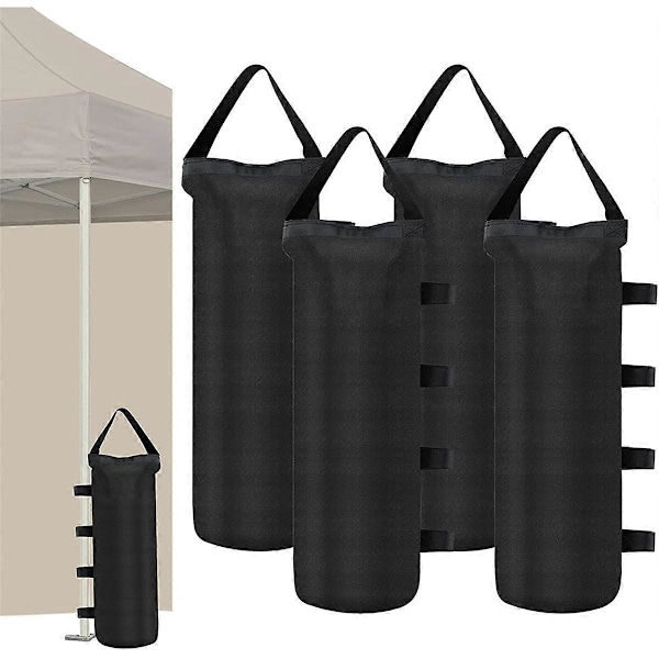 4 ST Toppsandsäckar för Ben till Paviljong (120 LBS Lastkapacitet) Sandsäckar för Vikt - Sandsäckar för Gazebo L