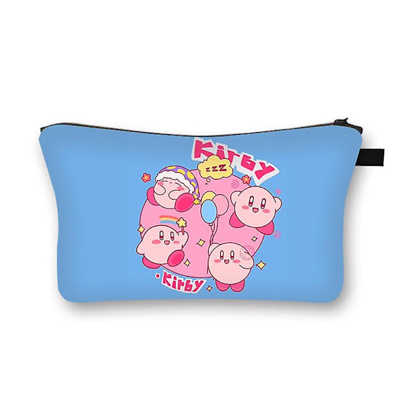 Kirby Cartoon Anime Kosmetisk väska Fyrkantig utomhus multifunktions reseförvaringsväska Kvinnor Toalettartiklar Organizer Flickor Födelsedagspresent Kirby-11