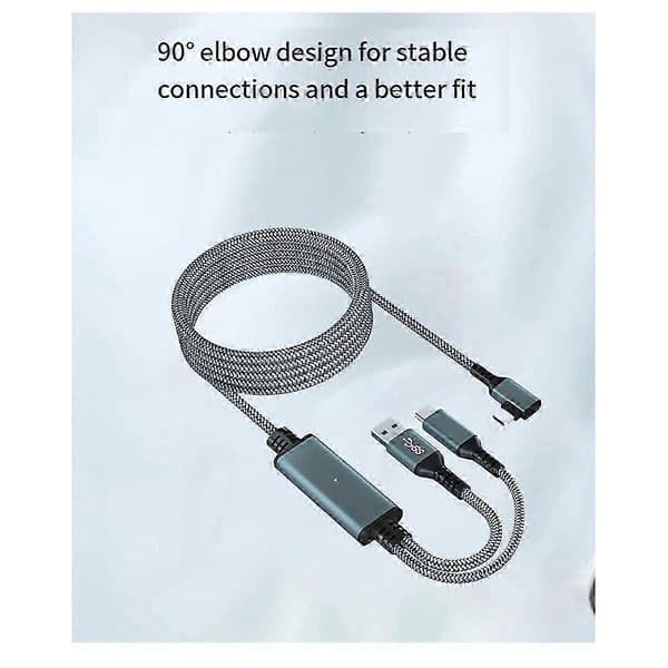 Kompatibel med Meta/ 3 Link-kabel 5M VR-datakabel 2A Snabbladdning 5Gbps Höghastighetsdataöverföringskabel