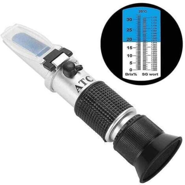 Refraktometer Brix Sukker 0-32% Sukkerindhold Måleapparat
