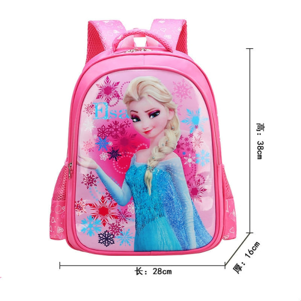 Disney Barn Skolväska Flickor Frozen Elsa Princess Ryggsäck Pojkar Spiderman Skolväskor Barn Ryggsäck För 1-3 klass Dark Grey