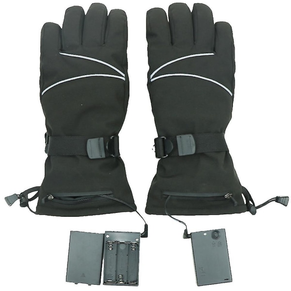 Vinter elektriska uppvärmda handskar, Skidåkning Varm Uppvärmning Touch Glove