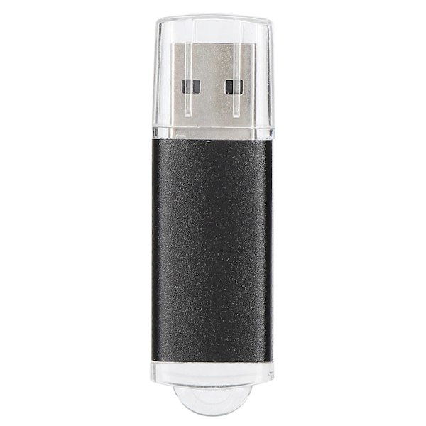 USB-minne Transparent Kåpa Svart Portabel Lagring Minnessticka för PC Tablet 4GB