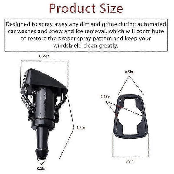 Chrysler Dodge Jeep Vindusspylerdyser Spray 4805742ab, 5116079aa