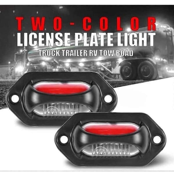 SMD LED nummerskiltlys. 8. Tilhenger nummerskiltlys 12V-24V. Vanntette pedallys. Nummerskiltlys