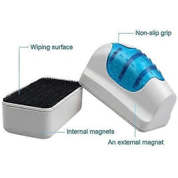 Magnetisk akvarie fisketank glasrensebørste - skrubber til algerensning