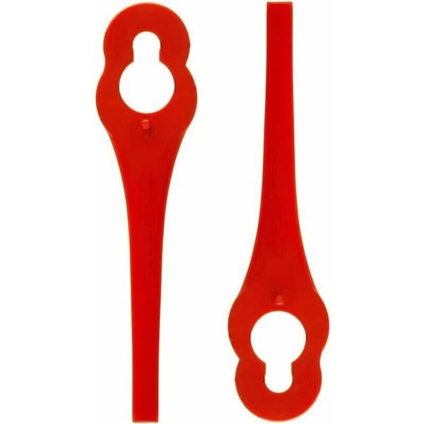 100 erstatningsblader kompatible med IKRA IART 2520 gresstrimmere. Nylonblader for IAT 20-1M