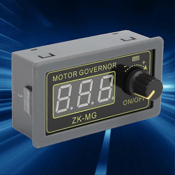 DC Motor Kontroller PWM Motorhastighetsregulator LED Lysdimmer Digitalt Display Encoder 5V 12V 24V